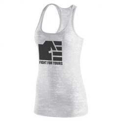 Koszulka sportowa damska Reebok Top Ufc Fan. Białe bluzki sportowe damskie Reebok, l, z materiału, bez kołnierzyka, bez ramiączek. Za 107.00 zł.