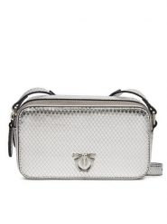 PINKO Torebka Camera Case AI 24-25 PLTT 102810 A1VG Srebrny. Szare listonoszki damskie Pinko, bez wzorów, ze skóry, bez dodatków. Za 759.99 zł.