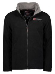 Geographical Norway Kurtka polarowa "Tamazonie" w kolorze czarnym rozmiar: XL. Czarne kurtki męskie Geographical Norway, xl, bez wzorów, z materiału, bez kaptura. Za 95.69 zł.