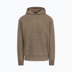 Bluza męska Pitbull Orlando Hooded. Brązowe bluzy z kapturem męskie PITBULL, m, z bawełny. Za 239.99 zł.