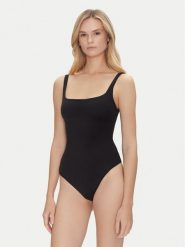 Guess Body O4BM16 KCDE0 Czarny Slim Fit. Czarne body damskie Guess, z aplikacjami, z syntetyku. Za 149.99 zł.