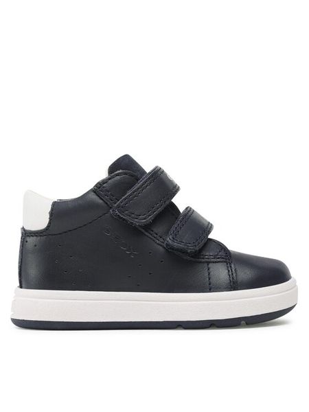Geox Sneakersy B Biglia Boy B044DD08522C4264 Granatowy. Niebieskie buty sportowe chłopięce Geox, bez wzorów, ze skóry, bez zapięcia. Za 189.99 zł.