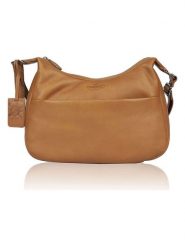 SPARWELL Skórzana torebka w kolorze jasnobrązowym - 34,5 x 21,5 x 9 cm rozmiar: onesize. Brązowe torebki klasyczne damskie SPARWELL, bez wzorów, z materiału, bez dodatków. Za 260.99 zł.