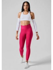 Legginsy Damskie Fitness Casall Z Wysokim Stanem. Czerwone legginsy damskie Casall, l, bez wzorów, z materiału. Za 248.20 zł.