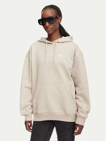 Adidas Bluza Essentials Oversized Fleece Hoodie KR3591 Beżowy Oversize. Brązowe bluzy bez kaptura damskie Adidas, xs, z bawełny. Za 204.99 zł.