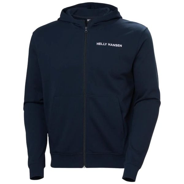Bluza z kapturem i zamkiem błyskawicznym Helly Hansen Core. Niebieskie bluzy z kapturem męskie Helly Hansen, na lato, m, z bawełny. Za 372.50 zł.