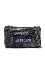 LOVE MOSCHINO Torebka JC4046PP1LLP176A Granatowy. Niebieskie torebki klasyczne damskie Love Moschino, bez wzorów, z tworzywa sztucznego, bez dodatków. Za 509.99 zł.