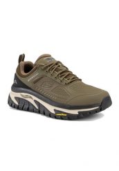 Buty sportowe męskie Skechers Arch Fit Road Walker - Recon. Zielone buty sportowe na co dzień męskie Skechers, z materiału, bez zapięcia. Za 690.00 zł.