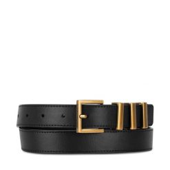 Pasek Damski GINO ROSSI. Czarne paski damskie Gino Rossi, bez wzorów. Za 129.99 zł.