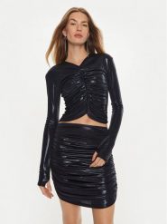 NORMA KAMALI Sukienka koktajlowa ST2246LME39951 Granatowy Slim Fit. Niebieskie sukienki damskie NORMA KAMALI, s, bez wzorów, z syntetyku, wizytowe, bez kołnierzyka, bez ramiączek. Za 1,049.00 zł.