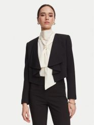 Rinascimento Marynarka CFC0130335003 Czarny Regular Fit. Czarne marynarki i żakiety damskie RINASCIMENTO, xs, bez wzorów, z syntetyku. Za 629.99 zł.
