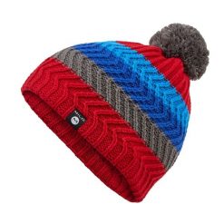 Zimowa czapka turystyczna Milo Zibo. Niebieskie czapki męskie Milo, na zimę, bez wzorów, z materiału. Za 69.99 zł.