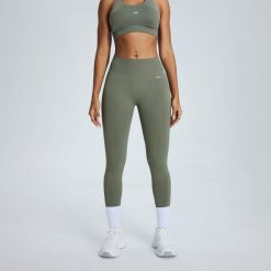Legginsy Low Sculpt Scrunch - Szarozielony. Zielone legginsy damskie JOY STUDIO, m, bez wzorów, z materiału. Za 213.00 zł.
