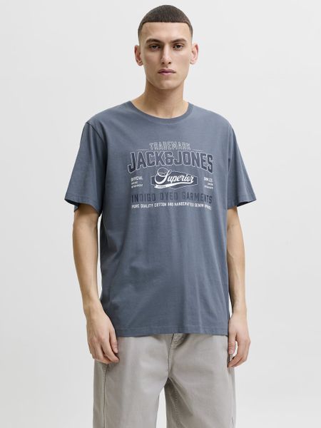 Jack & Jones Koszulka Kobiety Bawełna (100%) szary, XXL. Szare t-shirty damskie Jack & Jones, xxl, bez wzorów, z bawełny, bez kołnierzyka. Za 64.95 zł.
