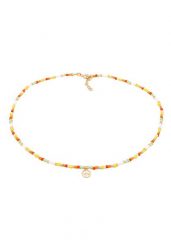 Elli Damski Choker Peace zawieszka korlae Boho w pozłacanym srebrze próby 925 Sterling Silver Naszyjniki 1 ct. Szare naszyjniki damskie Elli, pozłacane. Za 293.99 zł.