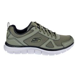 Buty Męskie Skechers Track 52631-Olbk Zielone Sportowe Na Co Dzień 43. Zielone buty sportowe na co dzień męskie Skechers, bez zapięcia. Za 279.00 zł.