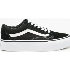 Vans - Tenisówki Old Skool Platform. Czarne trampki i tenisówki damskie Vans, bez wzorów, z materiału. Za 339.90 zł.