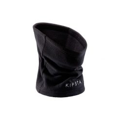 Komin do sportów zespołowych Keepwarm 100. Czarne szaliki i kominy damskie KIPSTA, bez wzorów, z materiału. Za 12.99 zł.