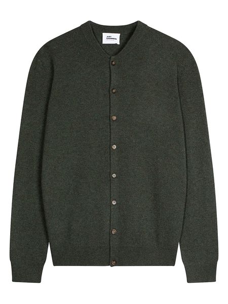 Just Cashmere Kaszmirowy kardigan "Anais" w kolorze ciemnozielonym rozmiar: XXL. Zielone kardigany męskie Just Cashmere, xxl, bez wzorów, z kaszmiru, bez kołnierzyka. Za 545.19 zł.