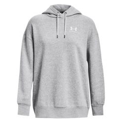 Damska bluza z kapturem Under Armour Essential Flc OS. Białe bluzy z kapturem damskie Under Armour, na zimę, z dzianiny. Za 350.99 zł.
