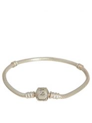 Pandora Srebrna bransoletka rozmiar: 18. Szare bransoletki damskie Pandora, srebrne. Za 231.68 zł.