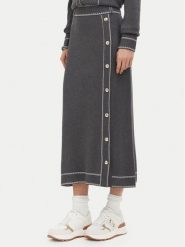 Liu Jo Sport Spódnica midi TF6179 MS59L Szary ciemny Regular Fit. Szare spódniczki damskie Liu Jo Sport, l, bez wzorów, z wiskozy, sportowe, midi, sportowe. Za 689.99 zł.
