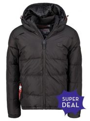 Geographical Norway Kurtka pikowana w kolorze czarnym rozmiar: XL. Czarne kurtki męskie Geographical Norway, xl, bez wzorów, bez kaptura. Za 258.52 zł.