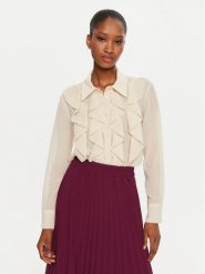 Dixie Koszula C319K029A Écru Regular Fit. Koszule damskie Dixie, l, bez wzorów, z syntetyku, bez kołnierzyka, bez ramiączek. Za 389.99 zł.