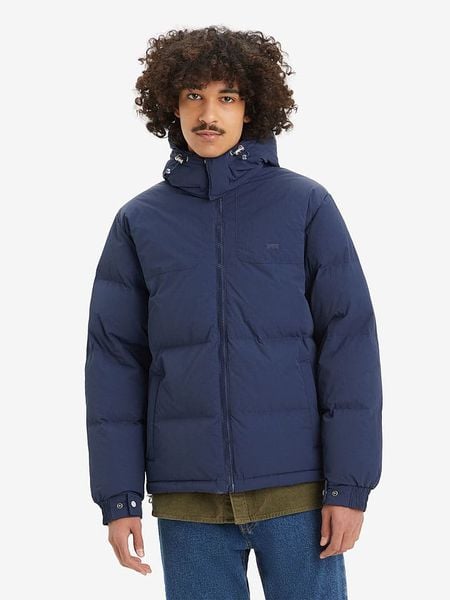 Levi´s Kurtka pikowana w kolorze granatowym rozmiar: S. Niebieskie kurtki męskie s, bez wzorów, bez kaptura. Za 271.03 zł.