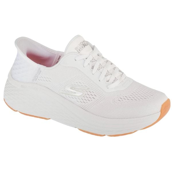 Buty sportowe damskie, Slip-Ins: Max Cushioning Elite 2.0 - Vanish. Białe buty sportowe na co dzień damskie Skechers, bez wzorów, trekkingowe, Skechers Sport. Za 499.99 zł.