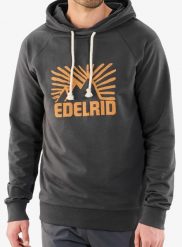 Bluza z kapturem męska Edelrid Tecu Hoody. Szare bluzy z kapturem męskie EDELRID, na lato, m, z bawełny. Za 262.89 zł.