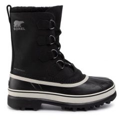 Śniegowce Sorel. Czarne buty zimowe męskie Sorel, bez zapięcia. Za 439.99 zł.