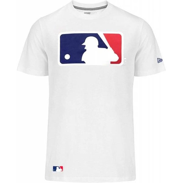 T-Shirt Logo MLB New Era Blanc. Białe t-shirty męskie New Era, m, bez wzorów, z bawełny, bez kołnierzyka. Za 174.00 zł.
