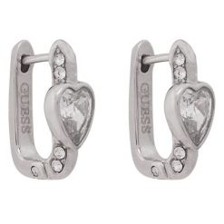 Kolczyki Guess. Szare kolczyki damskie Guess, srebrne. Za 249.99 zł.