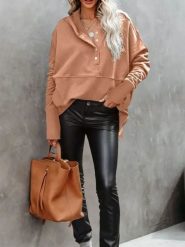 Milan Kiss Bluza w kolorze karmelowym rozmiar: S. Brązowe bluzy z kapturem damskie Milan Kiss, s. Za 152.99 zł.