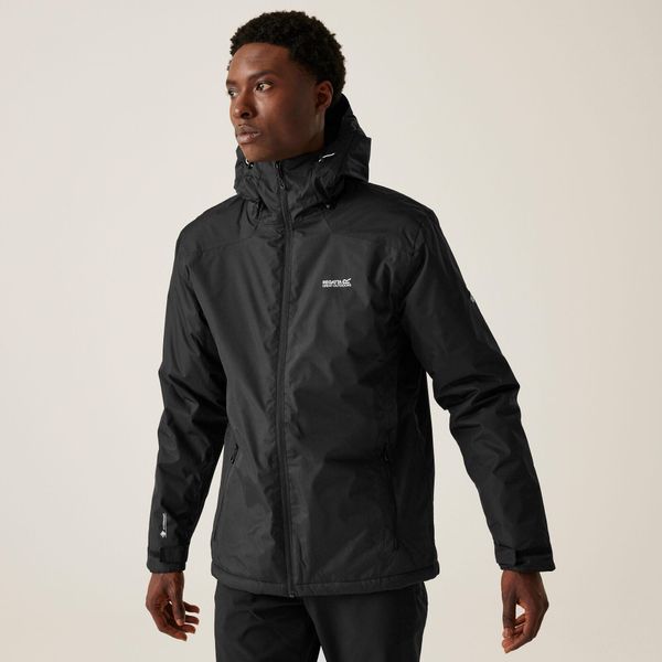 Kurtka ocieplana męska Thornridge II. Brązowe kurtki męskie Regatta, na jesień, m, bez wzorów, z poliesteru, z kapturem. W wyprzedaży za 224.45 zł.