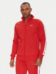 Puma Bluza T7 Always On 629587 Czerwony Regular Fit. Czerwone bluzy bez kaptura męskie Puma, l, z bawełny. Za 189.99 zł.