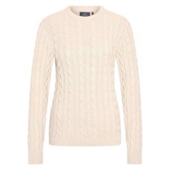 Sweter damski HV Polo Tally. Białe swetry klasyczne damskie HV POLO, na zimę, bez kołnierzyka. W wyprzedaży za 348.00 zł.