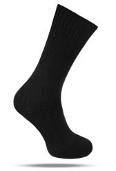 Ciepłe Wełniane Skarpetki Zimowe - Czarne, Jednokolorowe. Czarne skarpetki męskie His Story, bez wzorów, z elastanu. Za 39.99 zł.