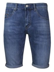 Krótkie Spodnie, Ciemne Jeansowe, Szorty, Spodenki, Przed Kolano -PAKO JEANS. Szorty męskie Pako Jeans, z bawełny, bez kołnierzyka. Za 185.00 zł.
