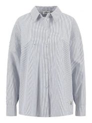 FYNCH-HATTON Koszula w kolorze biało-granatowym rozmiar: 44. Białe koszule damskie Fynch-Hatton, bez wzorów, bez kołnierzyka, bez ramiączek. Za 143.99 zł.