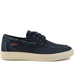 Buty męskie sportowe do chodzenia Wrangler ZEB BOAT C MEN LOW. Niebieskie buty sportowe na co dzień męskie Wrangler, na lato, z jeansu, bez zapięcia, trekkingowe. Za 159.00 zł.