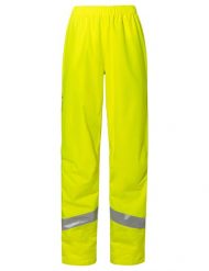 Spodnie damskie Luminum Rain Pants. Żółte spodnie materiałowe damskie Vaude, bez wzorów, z materiału, biznesowe. Za 689.00 zł.