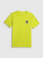 4F T-shirt regular z nadrukiem męski - zielony XL. Zielone t-shirty męskie 4f, m, bez wzorów, z bawełny, bez kołnierzyka. Za 69.99 zł.