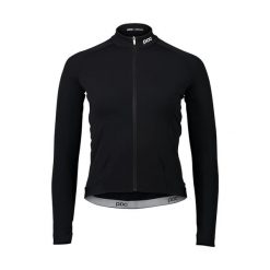 Koszulka kolarska damska POC Ambient Thermal z długim rękawem. Czarne t-shirty damskie POC, m, bez wzorów, z elastanu, bez kołnierzyka. W wyprzedaży za 720.10 zł.