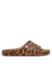 Melissa Klapki Melissa Free Print Slide Ad 33973 Brązowy. Brązowe klapki damskie Melissa, bez wzorów, z tworzywa sztucznego, bez obcasa. Za 279.99 zł.
