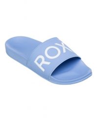 Klapki basenowe damskie Roxy SLIPPY II. Czerwone klapki damskie Roxy, bez wzorów, z gumy, bez obcasa. Za 109.99 zł.