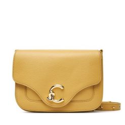 Torebka Coccinelle. Żółte listonoszki damskie Coccinelle, bez wzorów, bez dodatków. Za 1,399.00 zł.