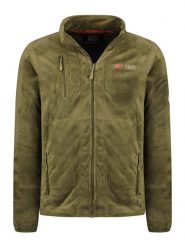 Geographical Norway Kurtka polarowa "Upload" w kolorze khaki rozmiar: M. Brązowe kurtki męskie Geographical Norway, m, bez wzorów, z polaru, bez kaptura. Za 119.12 zł.