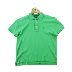 Second life - Polo Ralph Lauren koszulka damska z krótkim rękawem - Stan dobry. Zielone bluzki sportowe damskie Ralph Lauren, l, z materiału, bez kołnierzyka, bez ramiączek. Za 85.16 zł.